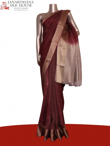 Pure Mysore Crepe Silk Saree